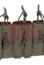 Warrior Assault Systeem Warrior Triple Open Mag Pouch M4 5.56 mm Ranger Green