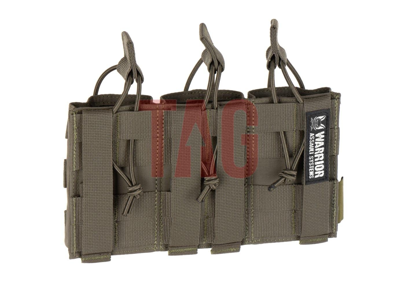 Warrior Assault Systeem Warrior Triple Open Mag Pouch M4 5.56 mm Ranger Green