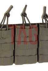 Warrior Assault Systeem Warrior Triple Open Mag Pouch M4 5.56 mm Ranger Green