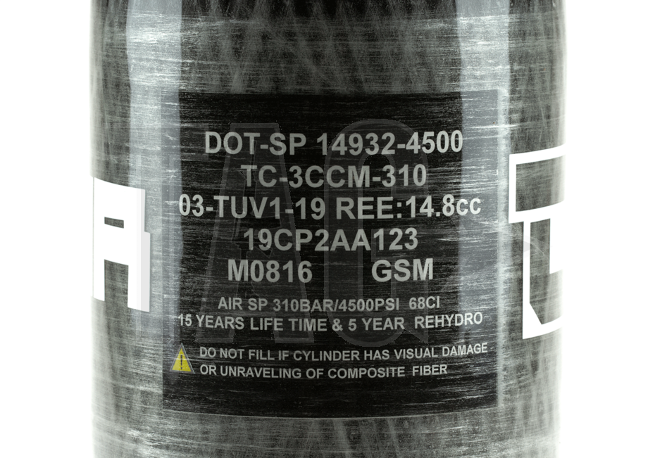 Dominator Dominator 68/4500 HPA Carbon Tank