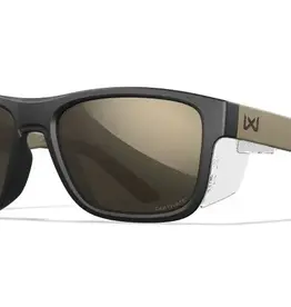 WileyX Wileyx WX OVATION Tungsten Mirror Frame: Matte Black/Tan