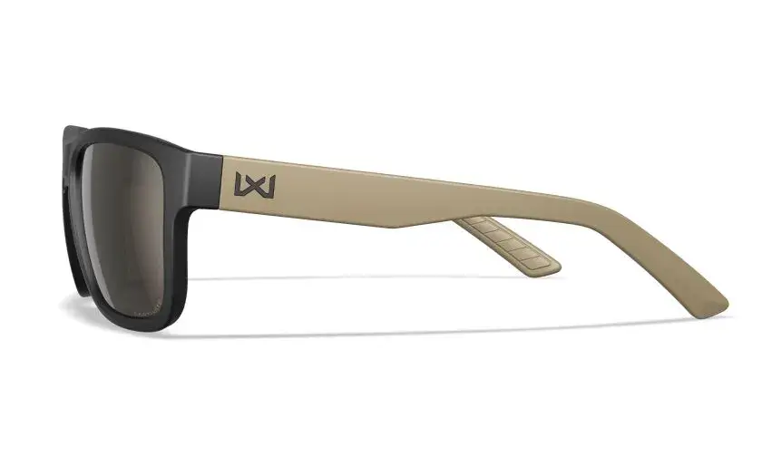 WileyX Wileyx WX OVATION Tungsten Mirror Frame: Matte Black/Tan