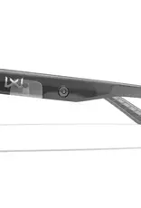 WileyX WX OVATION Lenses: CAPTIVATE™ Polarized Blue Mirror Frame: Gloss Crystal Dark Grey