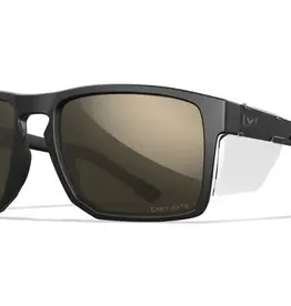 WileyX WX APEX Lenses: CAPTIVATE™ Polarized Tungsten Mirror Frame: Matte Black