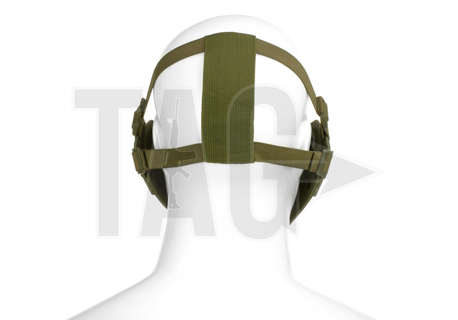 Pirate arms Pirates Arms Warrior Steel Half Face Mask OD