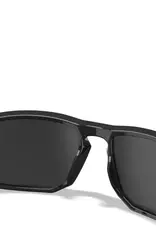 WileyX WX APEX-Gläser: CAPTIVATE™ Polarisierter blauer Spiegelrahmen: Schwarz glänzend