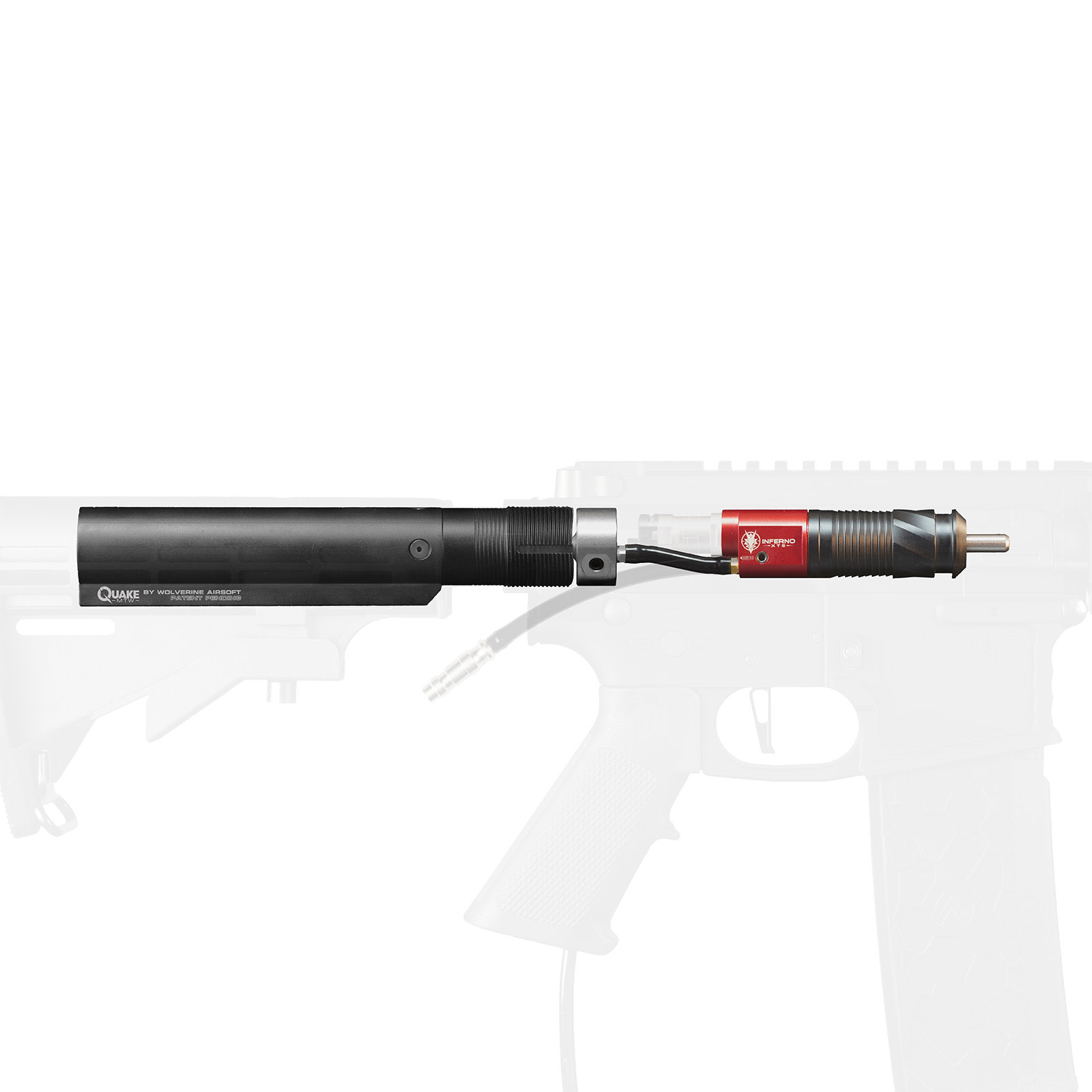 Wolverine INFERNO XTS HPA Motor + QUAKE MTW Rückstoß-Schaft-Upgrade-Kit