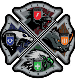 TAG-SHOP ® Camaleon puzzle patch compleet op=op