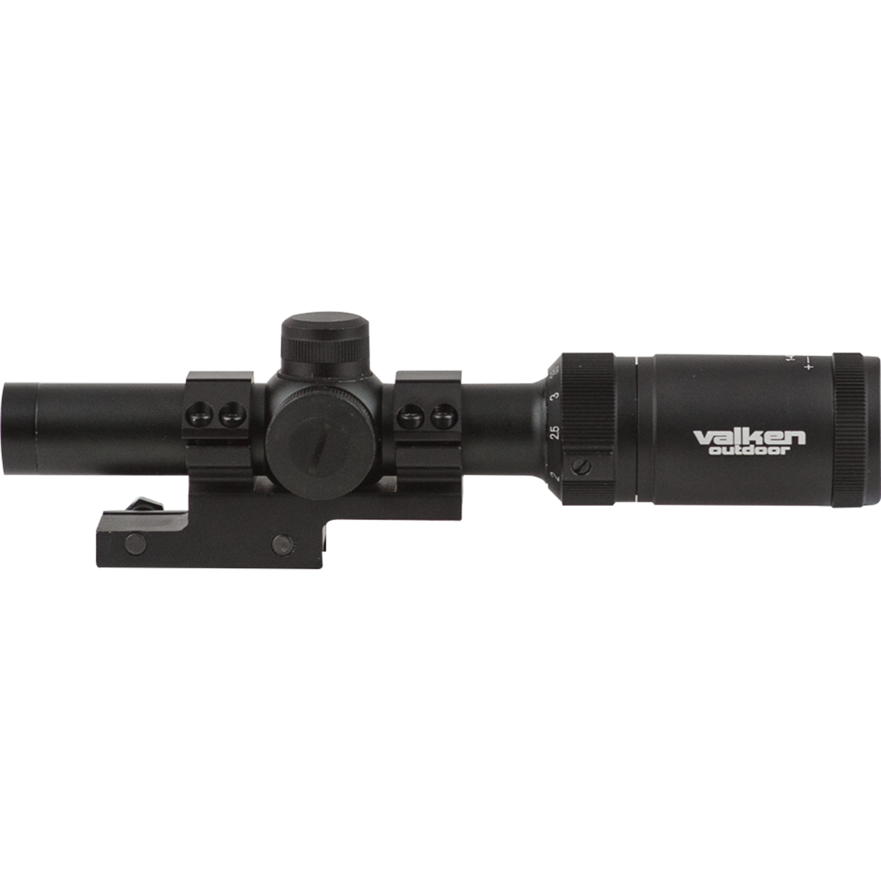 Valken Valken Scope 1-4x20 w/Mount Mil-Dot Reticle