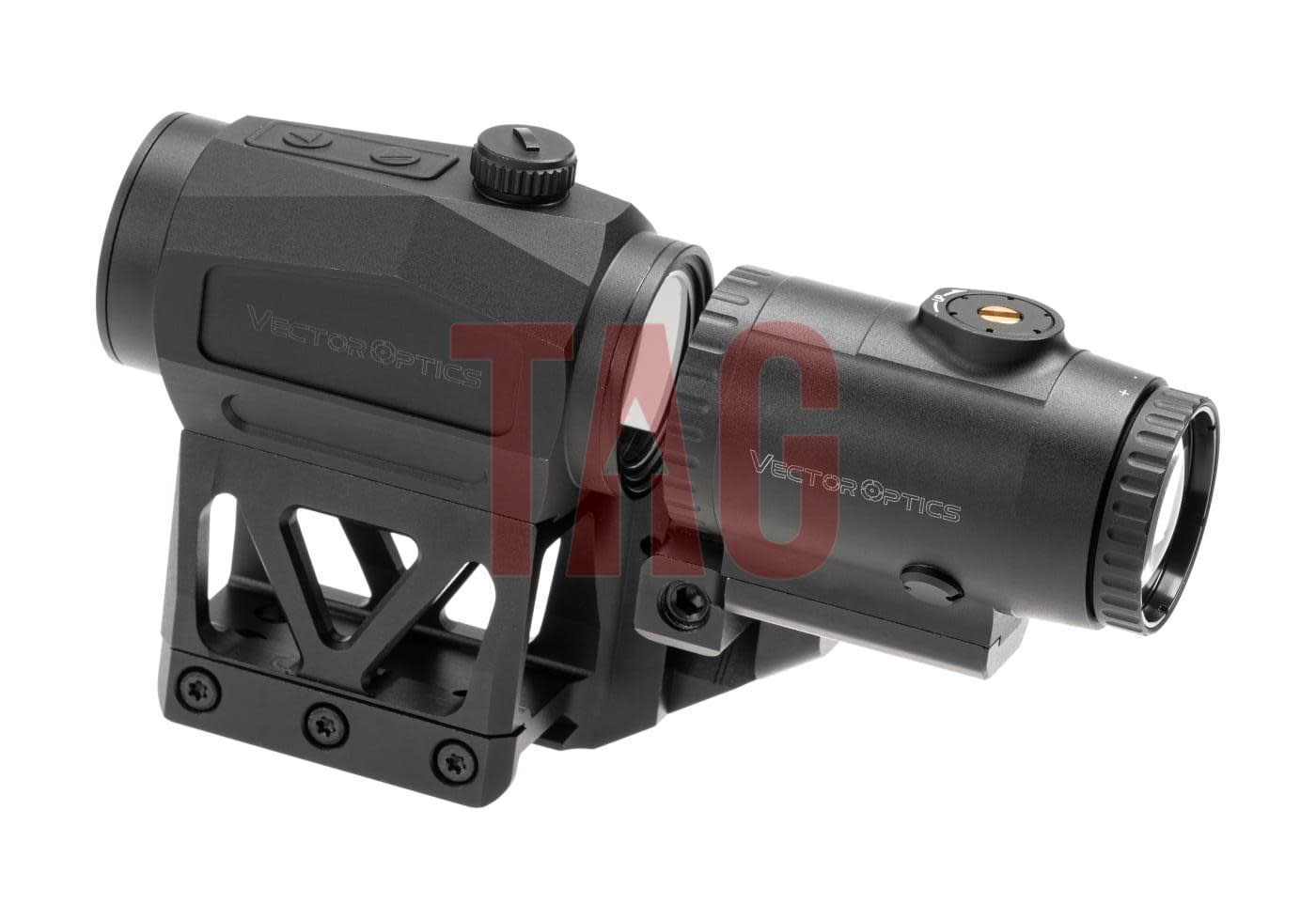 Vector Optics Scrapper 1x25 RDS with Paragon 3x Magnifier and One Piece Mount