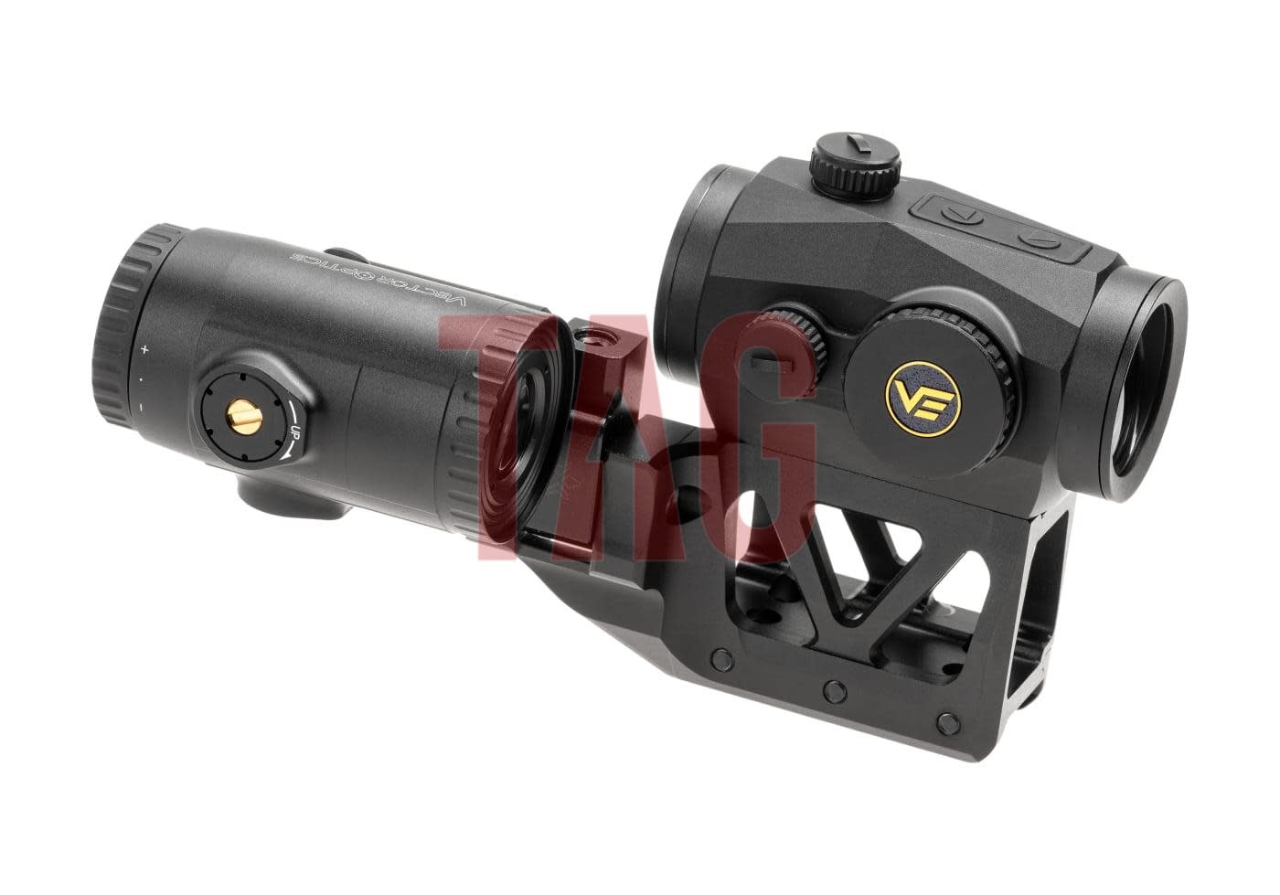 Vector Optics Scrapper 1x25 RDS with Paragon 3x Magnifier and One Piece Mount