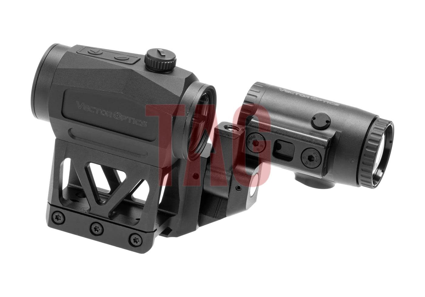 Vector Optics Scrapper 1x25 RDS with Paragon 3x Magnifier and One Piece Mount