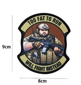 TAG-SHOP ® Camaleon too fat to run patch