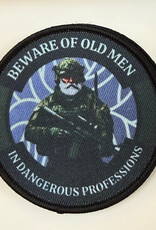 TAG-SHOP ® Camaleon Beware of old men patch blue