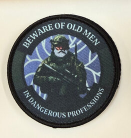 TAG-SHOP ® Camaleon Beware of old men patch blue