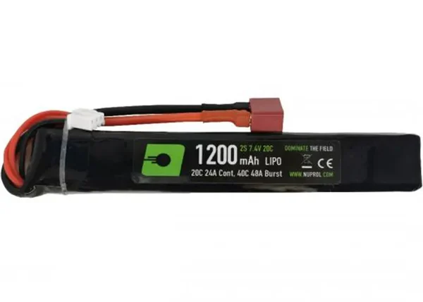 Nuprol Battery Lipo Stick Deans 1200mah 7.4v