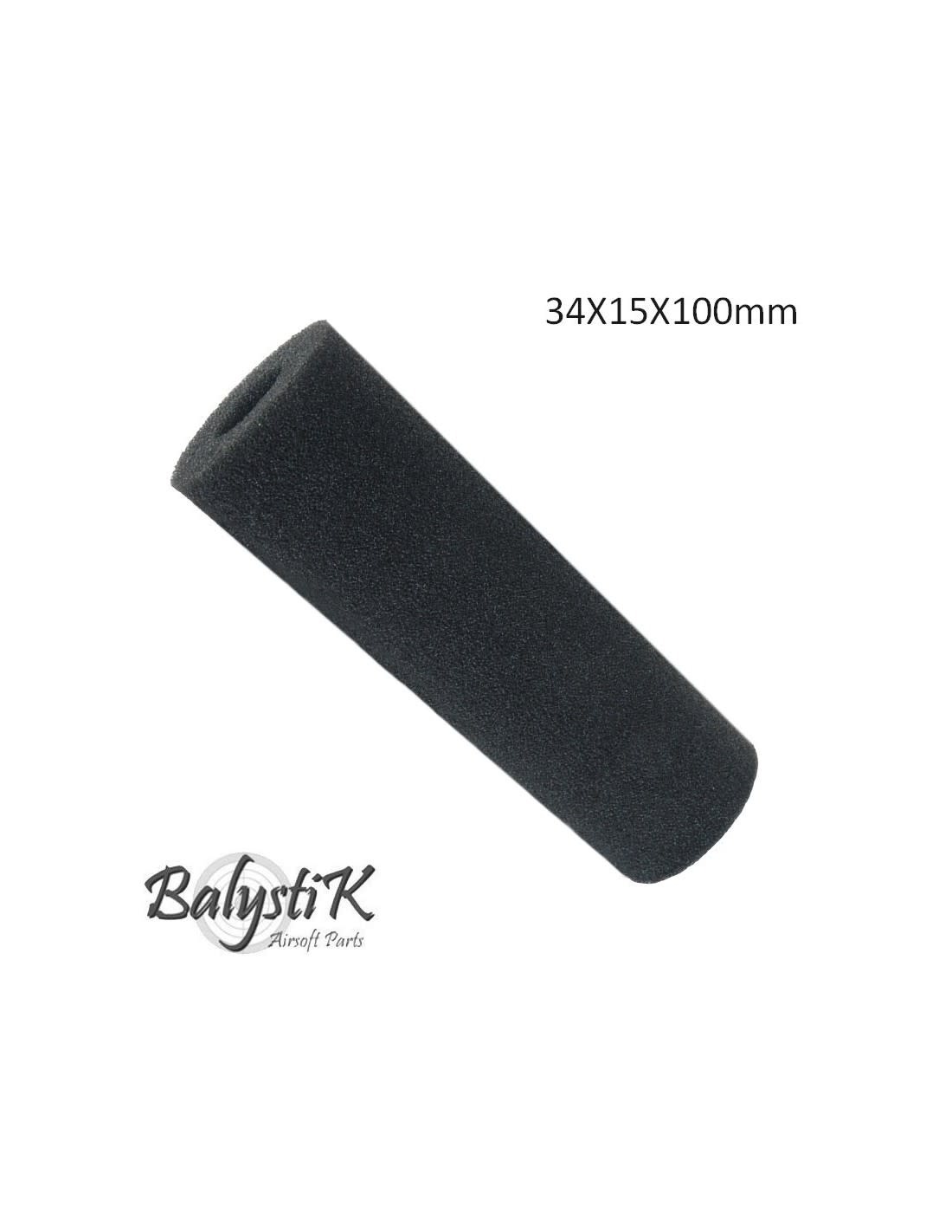Balystik silencer foam 34x15x100mm