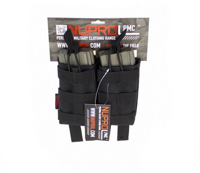 Nuprol PMC AK Double Open Mag Pouch - Black