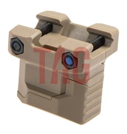 Strike Industries Stacked Angled Grip with Cable Management System for Picatinny Rails Dark earth