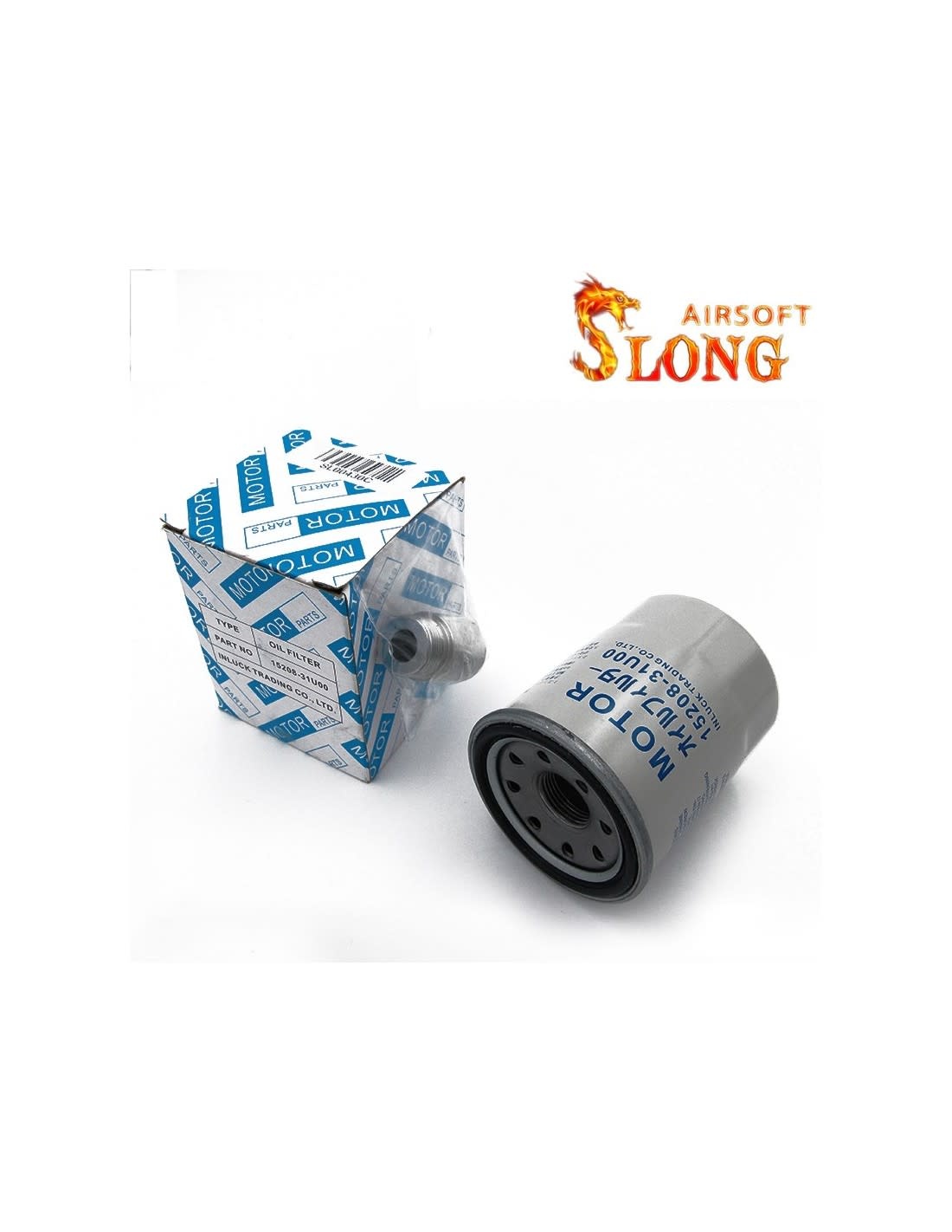 slong Copy of SLONG AIRSOFT Big Silencier oil filter style D - black