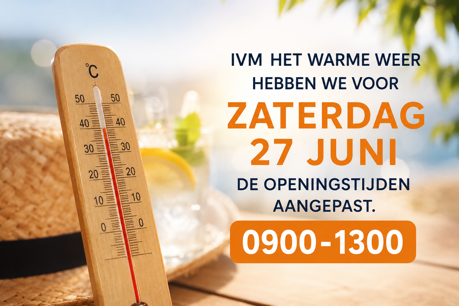 warm weer