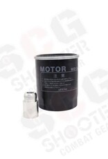 slong AIRSOFT Silencier oil filter style A - Fog black