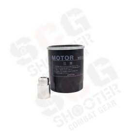 slong AIRSOFT Ölfilter für Schalldämpfer, Ausführung A – Nebelschwarz