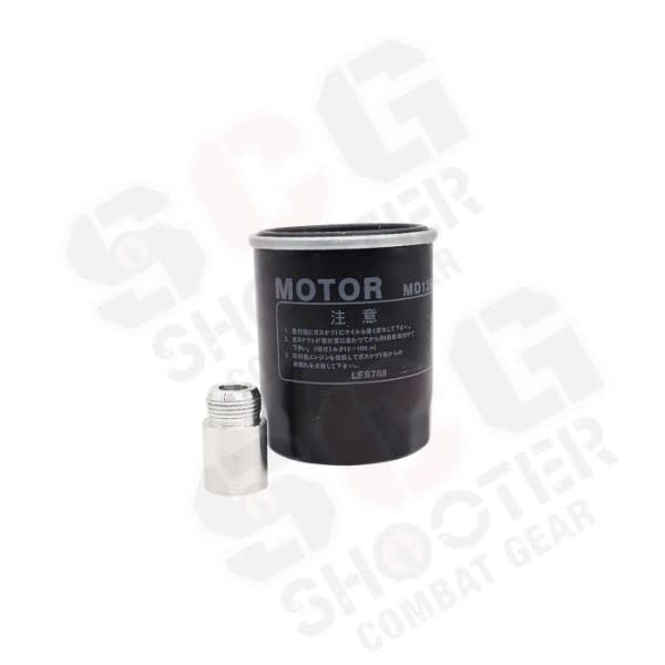 slong AIRSOFT Silencier oil filter style A - Fog black