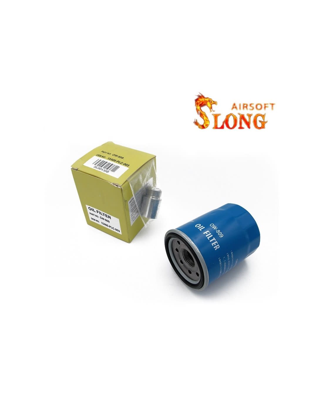 slong SLONG AIRSOFT Silencier oil filter style B - Blue