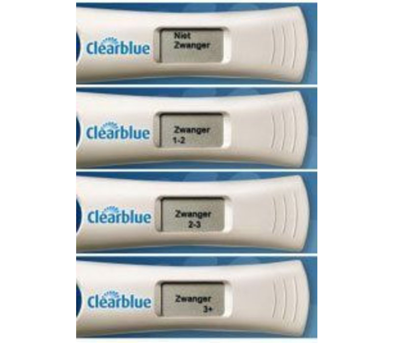 met de klok mee feedback stam Clearblue Digitale zwangerschapstest met zwangerschapsduur-indicator -  Condoom Anoniem
