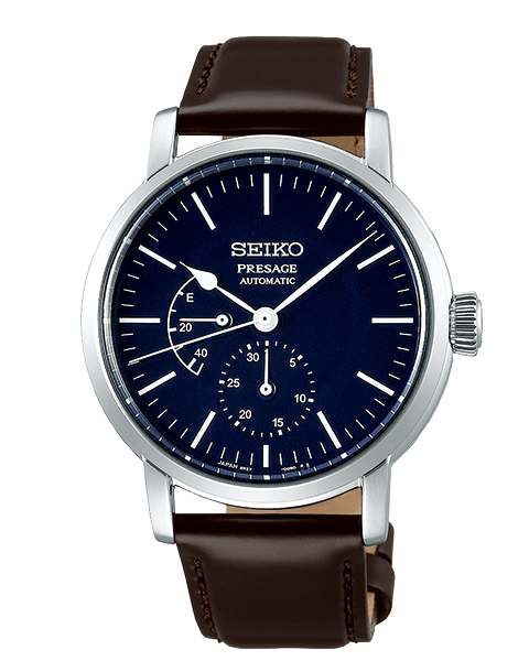 Seiko - SPB163J1 - PRESAGE MEN'S WATCH - Blue enamel and Brown - Brunott  Jewelry