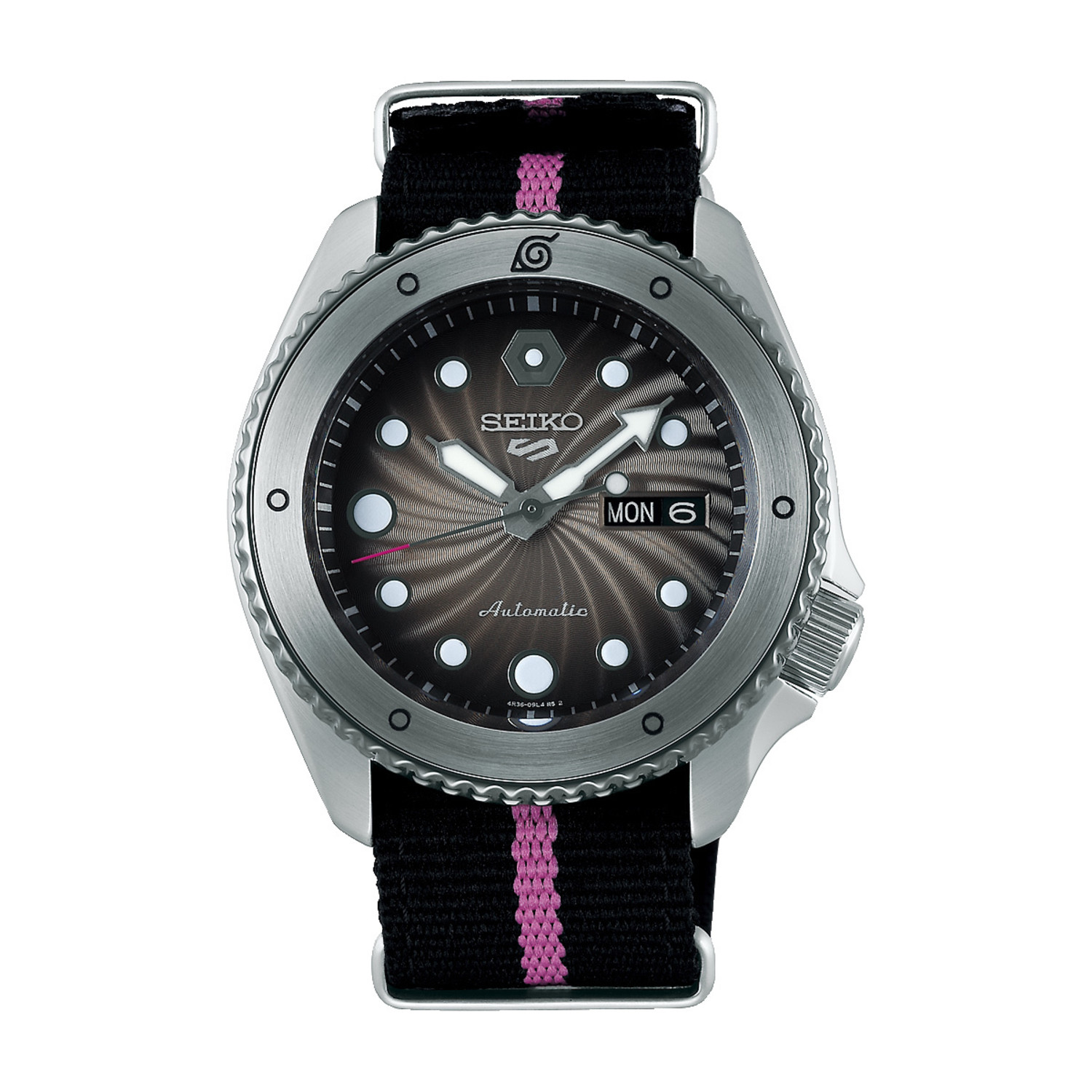 Seiko 5 Sport Horloge Srpf65k1 Boruto Limited Edition Boruto Zwart Brunott Juwelier