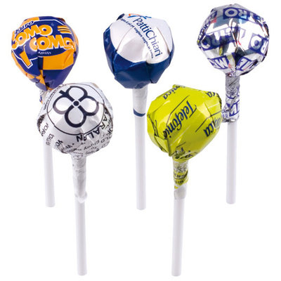 Ronde lolly laten bedrukken 9gr