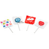 Kleine lollies bedrukken met logo