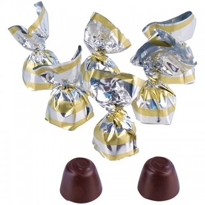 Gepersonaliseerde top twist chocolade bedrukt met logo 3gr - Copy