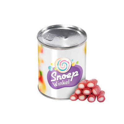 Gepersonaliseerd blikje aardbei kabels 60 gr.