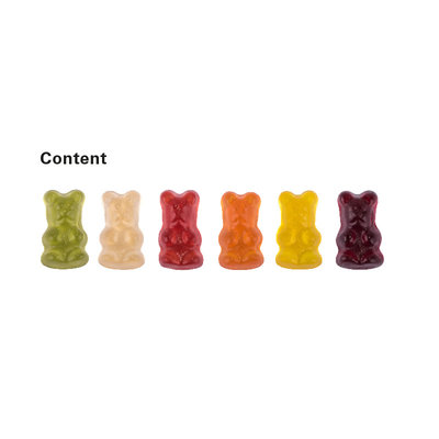 Trolli Bedrukte veggie gummibeertjes 12 gr. in composteerbare verpakking