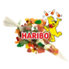 Een overheerlijk Haribo snoepzakje 150 gr gevuld met de Haribo snoeptoppers!