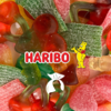 Een overheerlijk Haribo snoepzakje 150 gr gevuld met de Haribo snoeptoppers!