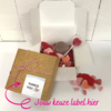 Valentijn cadeau snoepdoos - label Things you love