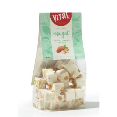 Nougat kopen met amandel en pistache smaak!