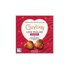 Hartjes pralines van Guylian 42 gram - 2x12