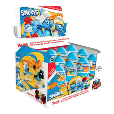 Zaini Smurfs chocolade eieren 20 gram  - 24 stuks