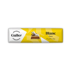 Witte chocolade met kokos 70 gram - 24 repen