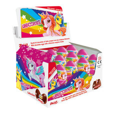 Zaini unicorn surprise eieren chocolade 20 gram - 24 stuks