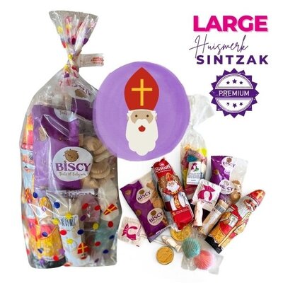 Wie zoet is krijgt een grote Sinterklaas snoepzak!