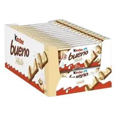 Witte Kinder Bueno 39 gram - 30 stuks