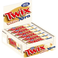 Twix wit met chocola  75gr - 30 stuks