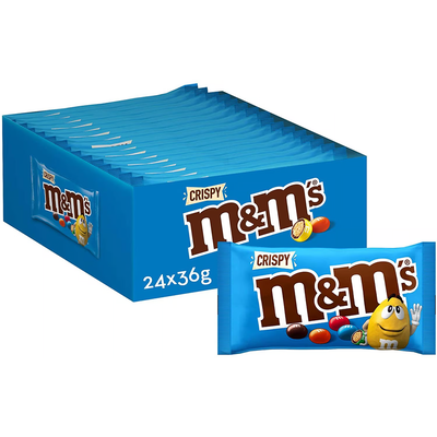 Snel crispy m&m laten leveren bij jouw thuis?