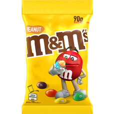 M&m met nootjes verpakt 20 per display - 90gr